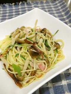 キノコたっぷり和風パスタ。-レシピのメイン写真
