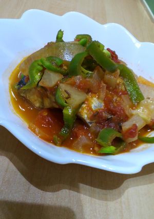 余り野菜で簡単！さばのトマト煮☆-レシピのメイン写真