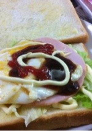 乙女座が作るハムサンド-レシピのメイン写真