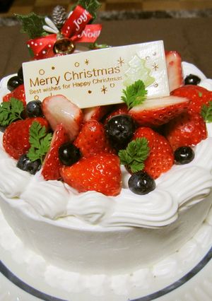 ２０１１クリスマスケーキ♪-レシピのメイン写真