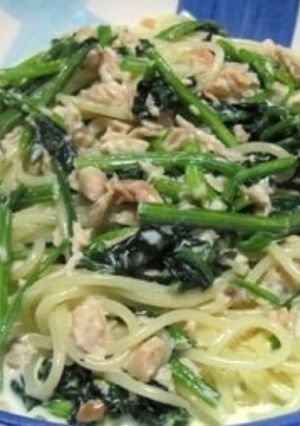 鮭とホウレンソウのクリームパスタ-レシピのメイン写真