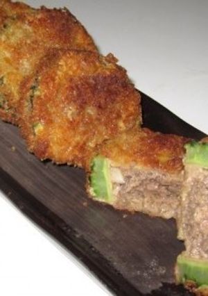 ゴーヤの肉詰め揚げ-レシピのメイン写真