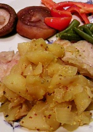 豚フィレ肉ソテーアップルマスタードソース-レシピのメイン写真