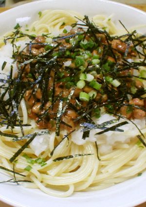 1人分　納豆と大根おろしのスパゲティ-レシピのメイン写真