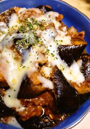 簡単★茄子のガーリックトマトソース炒め-レシピのメイン写真