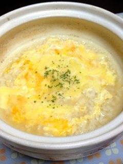 おでんのだしリメイク☆チーズ雑炊-レシピのメイン写真
