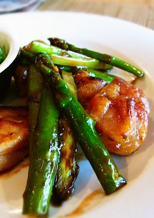 即席☆鶏肉とアスパラの照り焼き☆-レシピのメイン写真