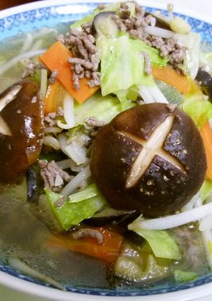 ねぎ油と豚ひき肉のタンメン-レシピのメイン写真