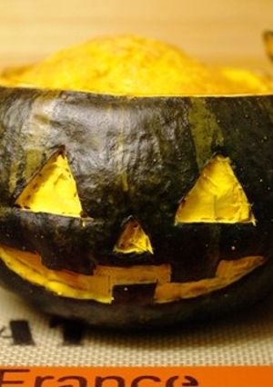 ジャック・オ・ランタンのハロウィンケーキ-レシピのメイン写真
