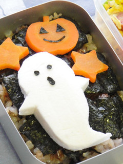 ハロウィンのり弁-レシピのメイン写真