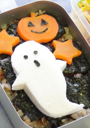 ハロウィンのり弁-レシピのメイン写真
