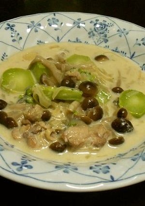 鶏肉とぶなしめじのクリーム煮-レシピのメイン写真