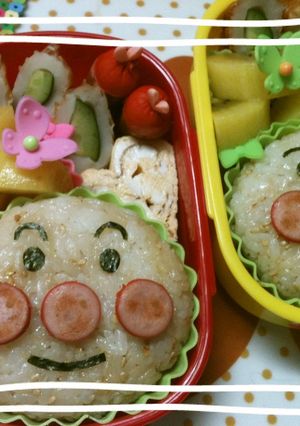 キャラ弁　アンパンマン　簡単-レシピのメイン写真