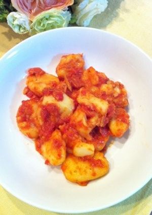 出来たてニョッキのツナトマトソース-レシピのメイン写真