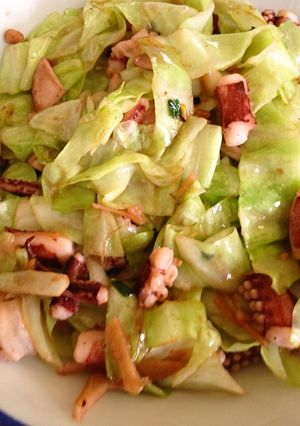 キャベツといかの炒め物-レシピのメイン写真