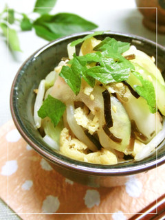 もやしとセロリの塩昆布胡麻酢和え-レシピのメイン写真