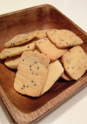 ダイエットこうやで黒ごまクッキー-レシピのメイン写真