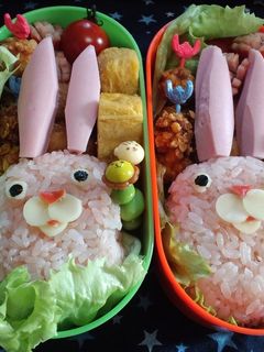 キャラ弁☆ウサビッチ-レシピのメイン写真