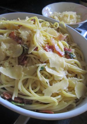ベーコンとクリームのパスタ-レシピのメイン写真