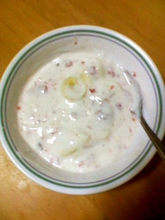 美味しいヨーグルトの食べ方♪朝食等に♪-レシピのメイン写真