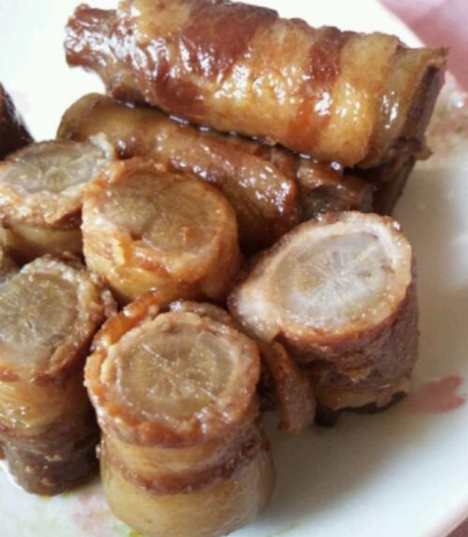 ごぼうの豚肉巻き煮-レシピのメイン写真