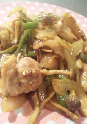 超簡単☆鶏肉のオイマヨ炒め☆-レシピのメイン写真