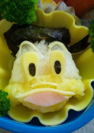 ドナルドダック☆キャラ弁-レシピのメイン写真