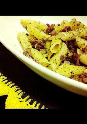 SPICY挽き肉ペンネ-レシピのメイン写真