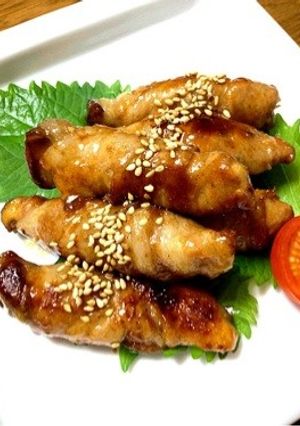 豚肉巻き巻き(^^)withエリンギ-レシピのメイン写真