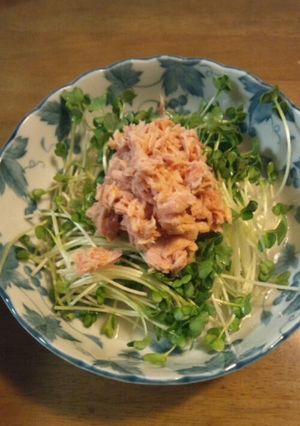 簡単めちゃ旨☆カイワレサラダ-レシピのメイン写真