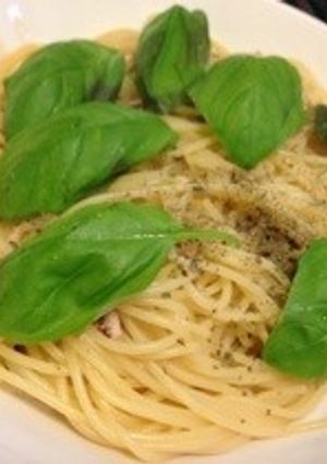 簡単、コクうま塩辛パスタ！-レシピのメイン写真