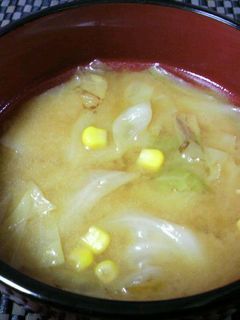 炒めキャベツのごま味噌汁-レシピのメイン写真