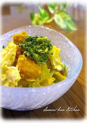 かぼちゃとクリームチーズのパスタサラダ-レシピのメイン写真