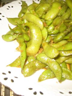 ハワイで食べた枝豆ガーリック-レシピのメイン写真
