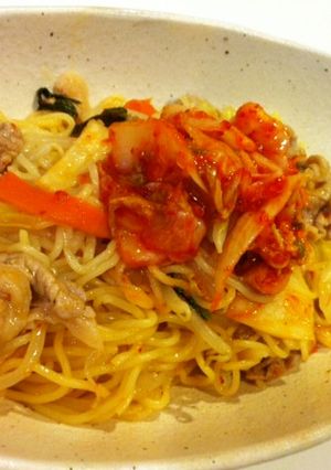 簡単！キムチ de 塩焼きそば♪-レシピのメイン写真