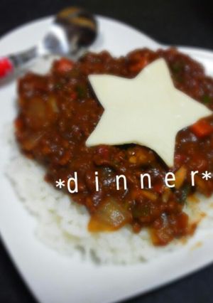 ドライカレー-レシピのメイン写真