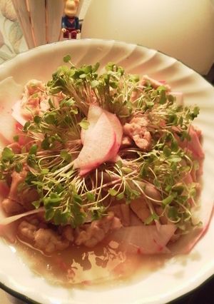 ルッコラ・鶏肉・赤かぶサラダ★-レシピのメイン写真