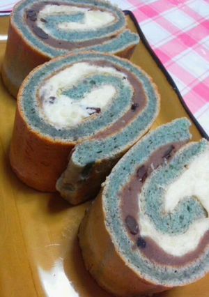 和風*さつまいもあんこロールケーキ-レシピのメイン写真