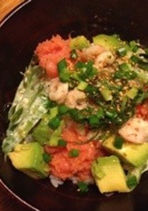 明太アボカド丼-レシピのメイン写真