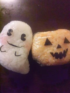 ハロウィンおにぎり♪-レシピのメイン写真