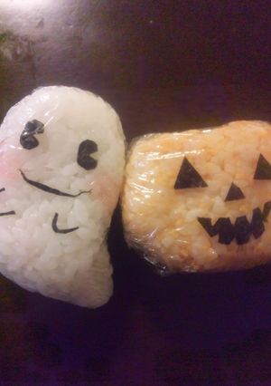 ハロウィンおにぎり♪-レシピのメイン写真