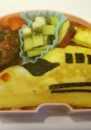 キャラ弁☆新幹線☆ドクターイエロー-レシピのメイン写真