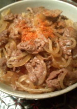 牛丼-レシピのメイン写真