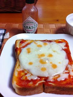 ピザトースト(*^。^*)-レシピのメイン写真