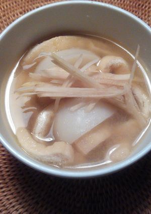 超～簡単！油揚げのお味噌汁-レシピのメイン写真