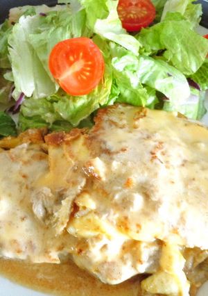 簡単なのに豪華！チーズのせポークピカタ-レシピのメイン写真