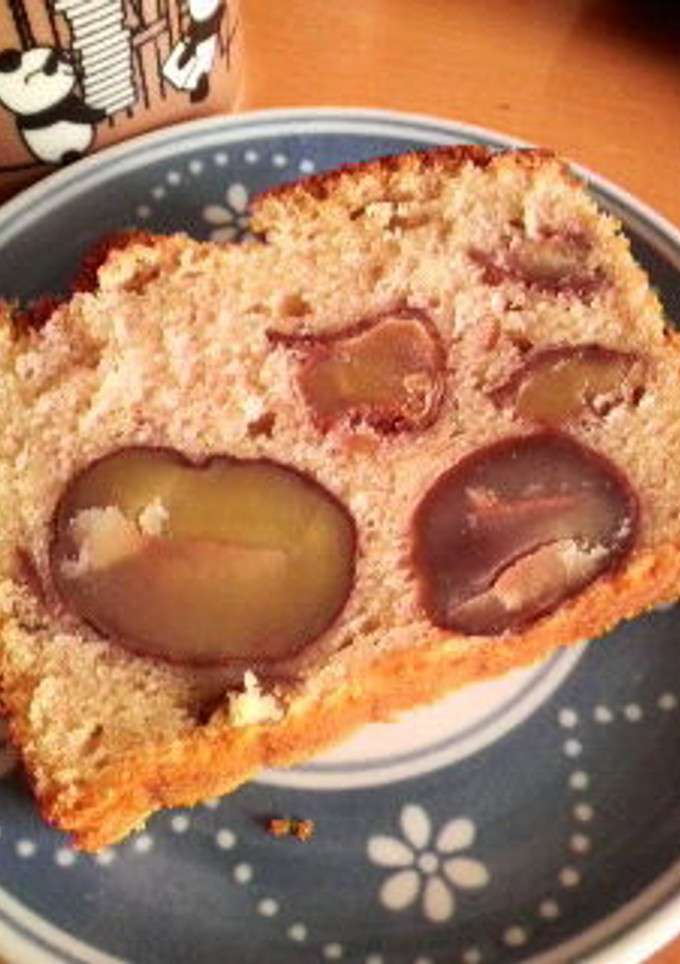 栗の渋皮煮のしっとりパウンドケーキ-レシピのメイン写真