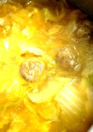 肉団子と白菜の中華スープ-レシピのメイン写真