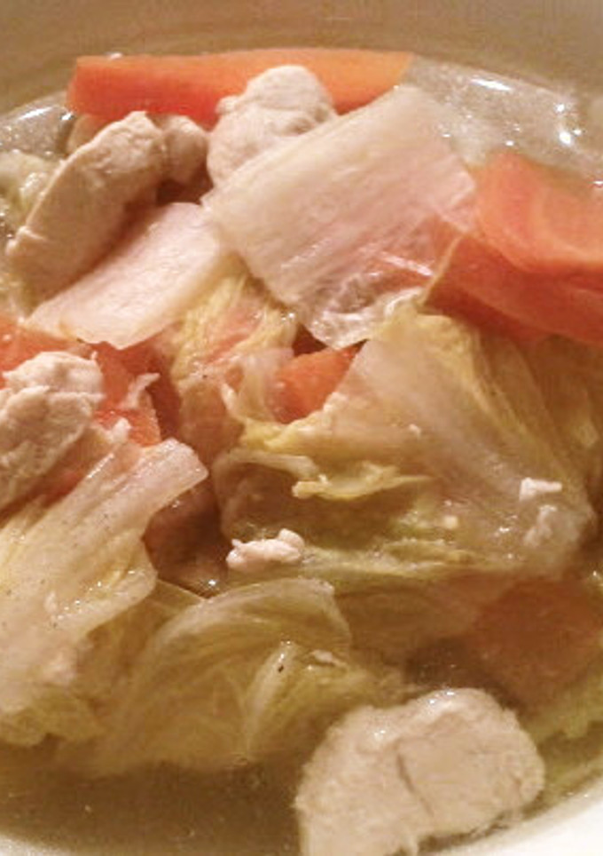 白菜と鶏肉の本だし煮込み-レシピのメイン写真