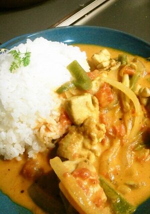 チキントマトココナッツカレー.。+･☆-レシピのメイン写真